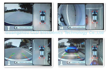 Hd 360 Degree Avm Car Reverse Camera Kit For Toyota Prado With 4 Channels Dvr