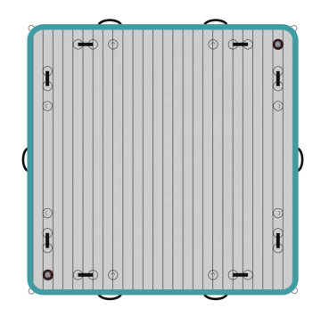 Lightweight Foldable Inflatable Floating Platform