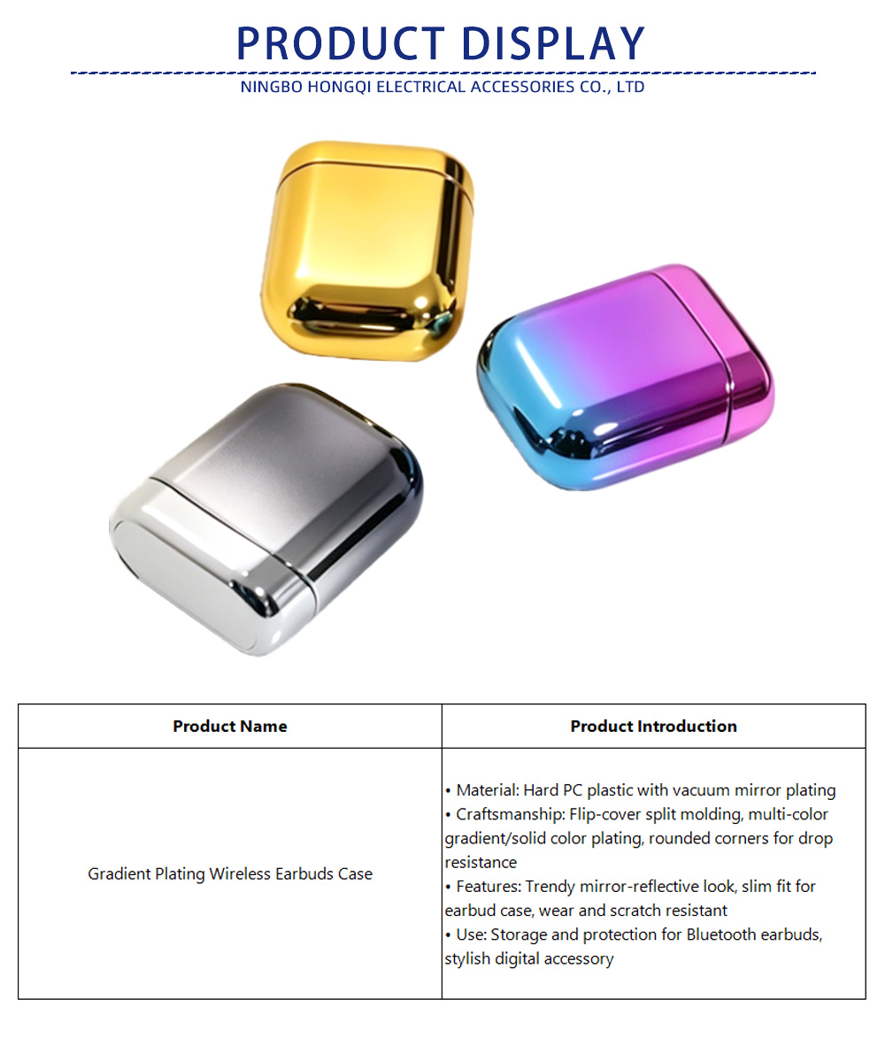 31-Gradient Plating Wireless Earbuds Case-x