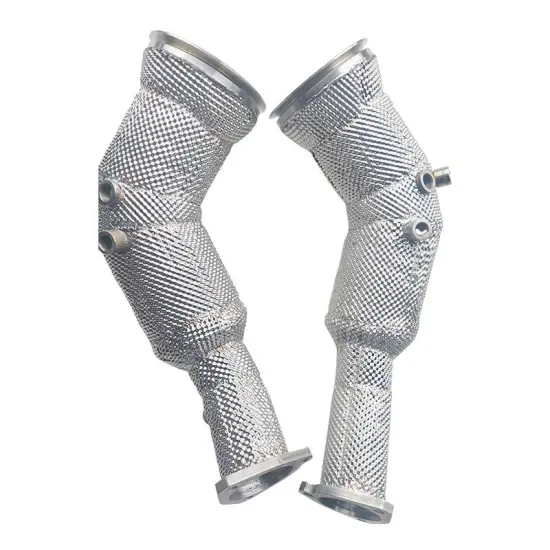 High Performance Exhaust Downpipe with Catalytic Converter for Audi RS6 RS7 C8 Sportback TFSI E