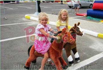 Plush Riding Walking Horse Toy