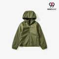 Giacca softshell foderata in pile con cappuccio per bambini