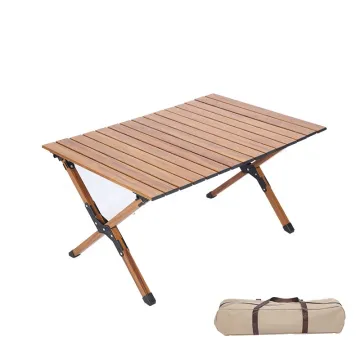 Portable Folding Aluminum Camp Picnic Table for Outdoor & Camping