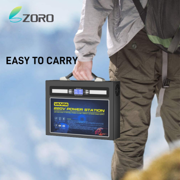 ZORO 600W 220V DC 12V5A LED Display Portable Power Station - ขายร้อน