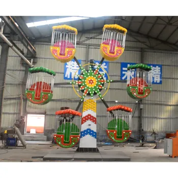 Mini Ferris Wheel: Fairground Attraction Equipment for Amusement Parks