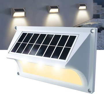 Ihualite Solar Powered IP65 Waterproof กัน LED เซ็นเซอร์แสงผนัง