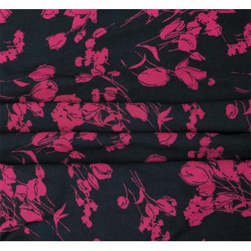 Viscose Woven Diamond Crepe Printed Fabric