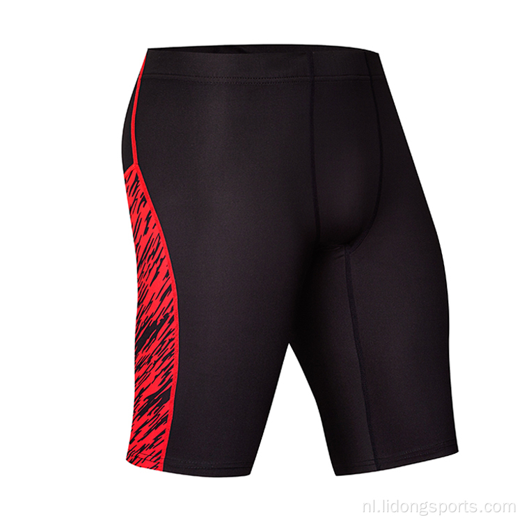 Groothandel heren hoge elasticiteit gym shorts