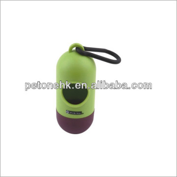 dog plastic roll bag dispenser