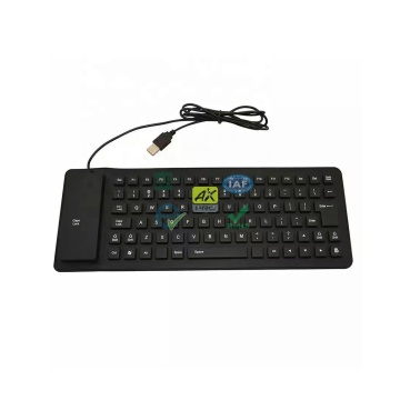 USB 2.0 Flexible 85-Key Keyboard - Waterproof Silicone Membrane Keypad for Windows PC/Laptop