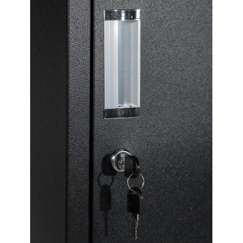 3 Doors Steel Locker Cabinet Black