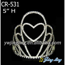 Pageant Crown Heart Design CR-531