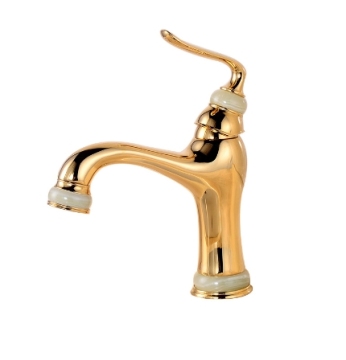 Old Europe Style Beautiful Jade Marble Wash Basin Faucet