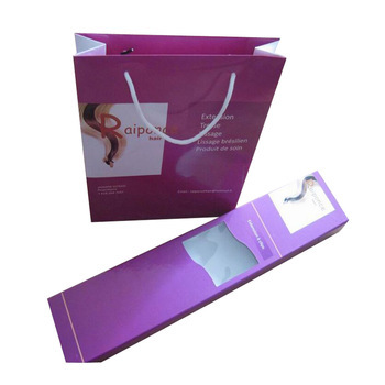 high quality cardboard packaging box for hair extension