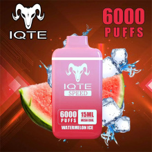 Iqte snelheid 6000 Puffs wegwerp vape puff