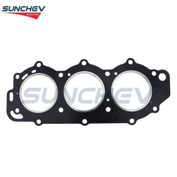 SUNCHEV Cylinder Head Gasket 6H4-11181-A2 For Yamaha Outboard 40hp 50hp 3 Cylinder 2-Stroke