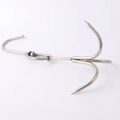 Good Design Boat Bruce Stainless Steel Triangle Anchor with Fish Hook