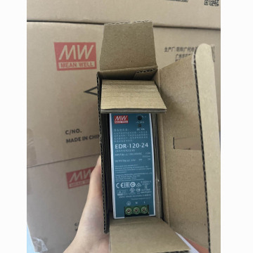 평균 우물 EDR-120-12 120W 12V DC 산업용 DIN 레일 전원 공급 장치