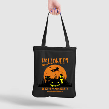 Halloween Enchantress's Canvas Tote