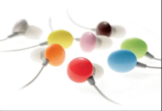2014 Fashionable chocolate in-ear earphone for promotion