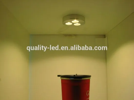 UL approved LED Ceiling light LED 3pcs leds 3W LED Aluminum Kitchen Cabinet Light White/ Black /Silver finish