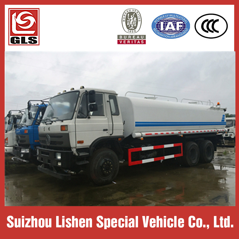 Camion de réservoir d’eau 6 x 4 Dongfeng 15000 Sprinkler