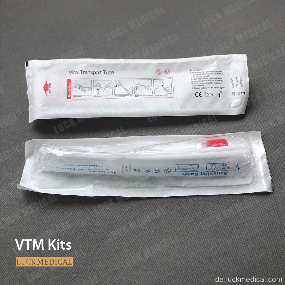 Hochwertiger Virus Transport Media Kit CE