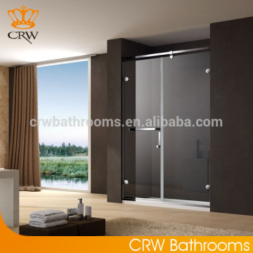 55*75inch frameless shelf cleanning glass shower panel