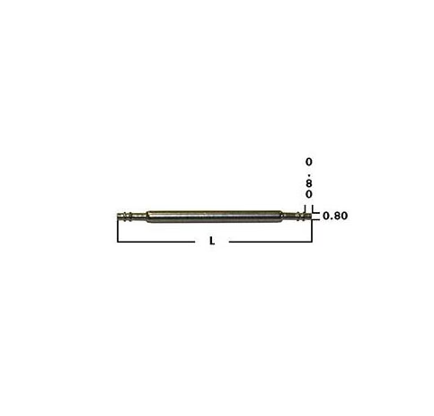 double flange spring bar