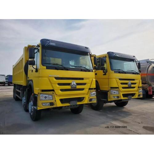Exportación Howo 8x4 camión volquete en venta
