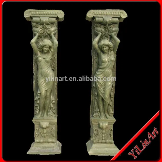 Colorfast Decorative Marble Stone Gate Pillar Design