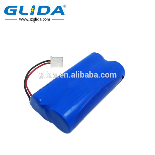 Rechargeable 18650 7.4v battery pack 2200mah nimh battery packs 2S1P