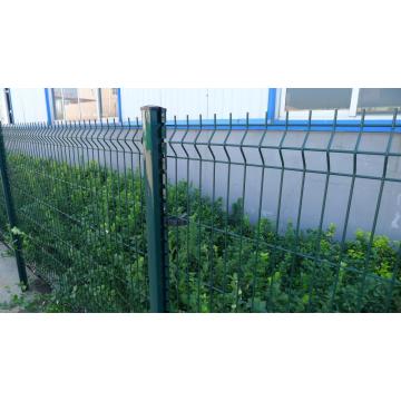 powder coating CM post welded iron wire mesh fence