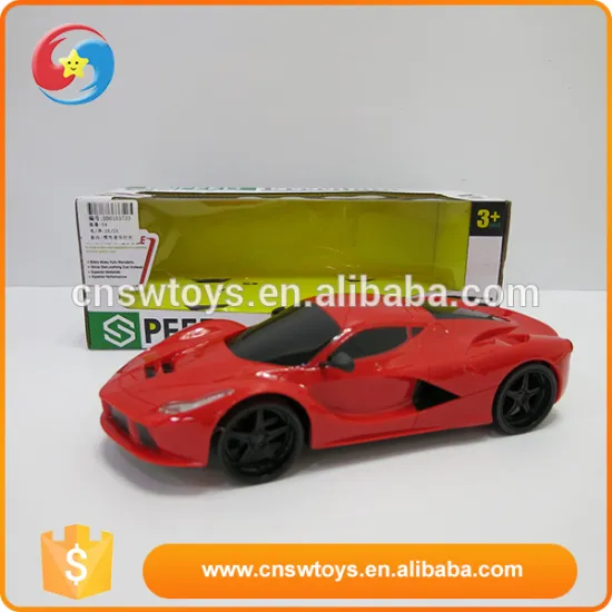Hot sale promotion red plastic rechargeable toy car for big kids