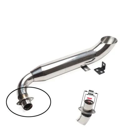 Motorcycle Exhaust Muffler: Stainless Steel for Honda Z50 Bike Mini Trail 50cc