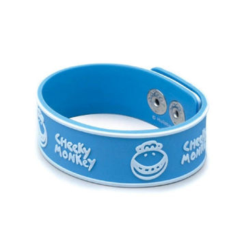 Blue Nontoxic And Eco-friendly Customized Silicone Bracelets With Sayings Bj-013y