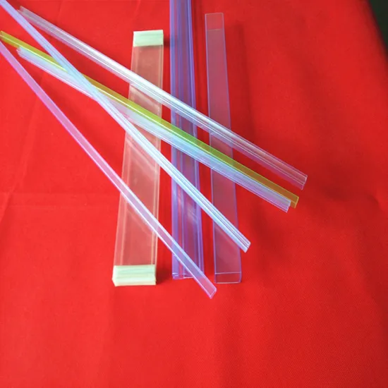 Antistatic packaging tube with stopper transparent PVC tube for connector