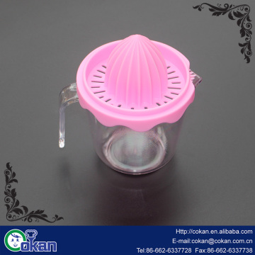 plastic Lemon Juicer Fruit with Bottle Juicer Squeezer Manual Hand Press Easy to Clean Plastic Dishwasher safe