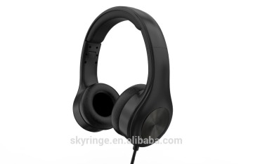newly high end wholesale stereo headphone foldable headset with wire for sell