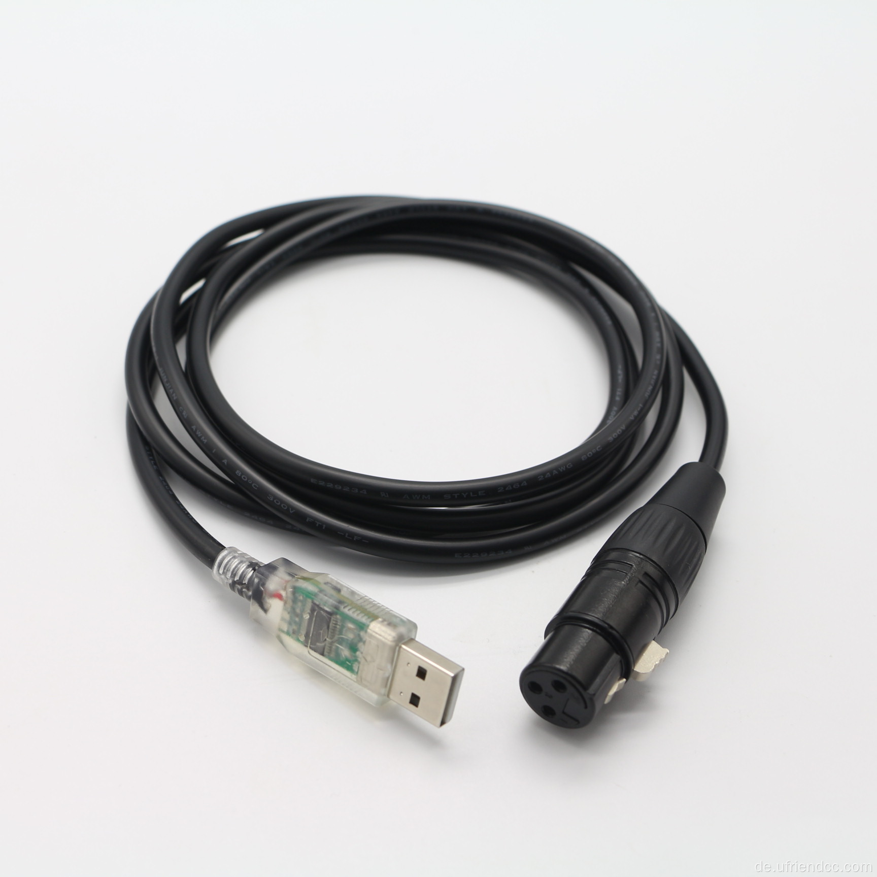 USB an UART -Kabel RS485 Seriengeformtes Kabel