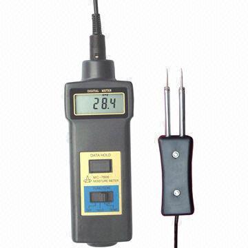 Wood Timber Moisture Meter with Pin Type, 0 to 60%, 0.5% Accuracy