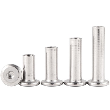 Stainless Steel Furniture Connectors: Bolts, Nuts, and Hex Socket Accessories in M4, M6, M8, M12 Sizes