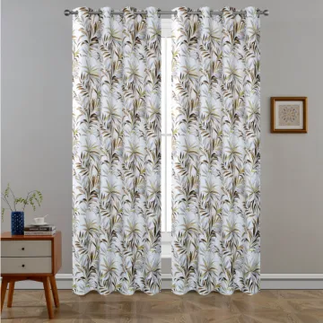 European Luxury 100% Polyester OEKO-TEX Printed Curtain for Living Room