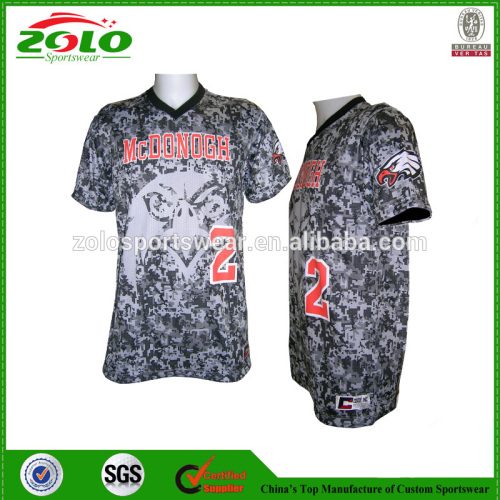 Hot Sales High Quality Custom Made Sublimation Lacrosse Shooter Shirt