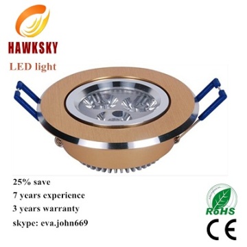 2014 hot sale high light 3w led ceiling light manufaturer
