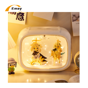 Hot Sales Transparent Acrylic Dimmable Hand-Rounded Corner Storage Box