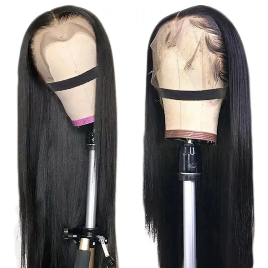 Wholesale Cheap Straight Raw Brazilian Virgin Afro Human Hair 13x4 13x6 Hd Lace Frontal Closure Wig Vendor Full Lace Front Wig