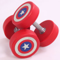 High-end Round Dumbbell US Captain PU Dumbbell