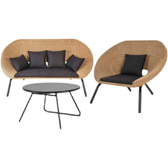 outdoor sectional sofa rattan balcony sofa