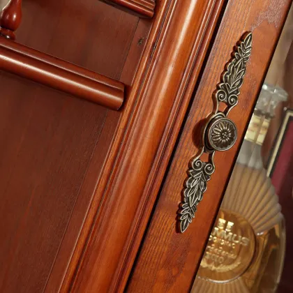 High grade living room furniture display cabinet wooden design partition cabinet